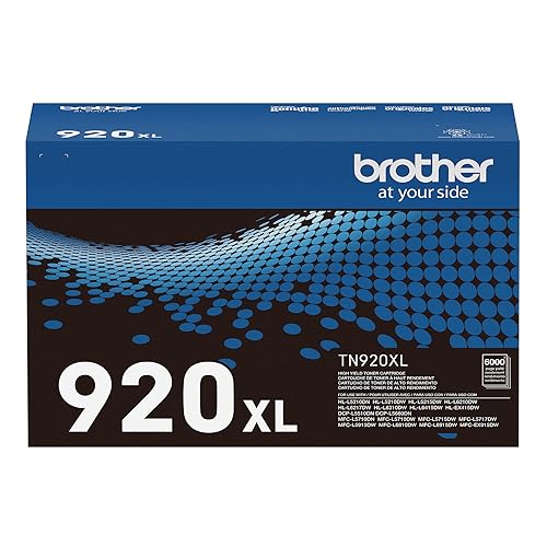 Brother TN920XL Black Toner Cartridge High Yield 6000 Pages