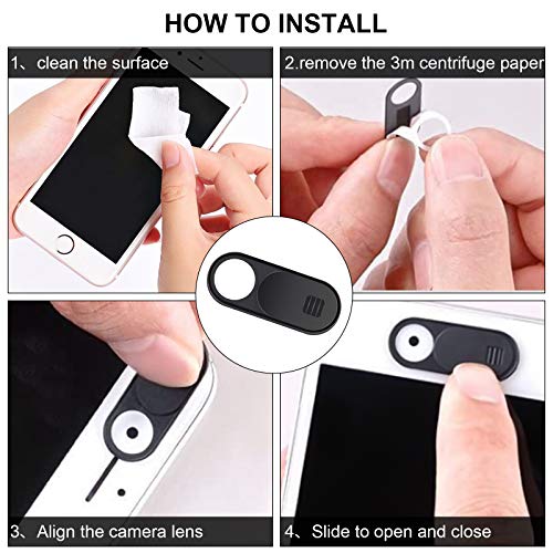 Natipo 3 PCS fe07350c-8d41-4c36-b4ac-76cfdc43439b Webcam Cover Slide