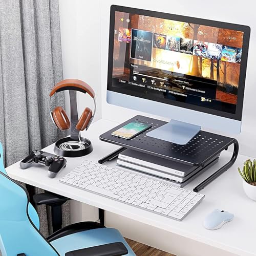 HUANUO 14.57 x 9.25 x 3.94 inches HNLL2-CA Black Monitor Stand