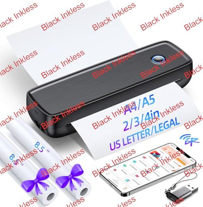Aixiqee A80aa5 Thermal Monochrome Printer 203x203 dpi Portability