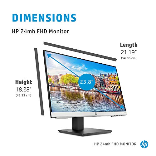 HP 23.8 Inch 1D0J9AA#ABA 1920 x 1080 75 Hz IPS LED Monitor