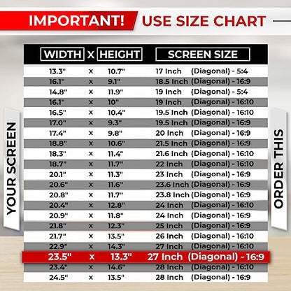 SightPro 27 Inch SP-PSB27169-2P 1920x1080 60Hz Monitor Privacy Filter