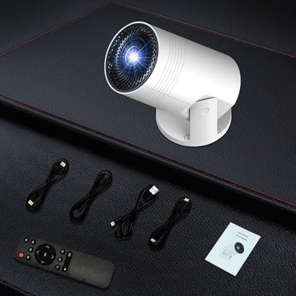 Geylnxng Portable Wireless Mini Projector 1920 x 1080 4K LCD