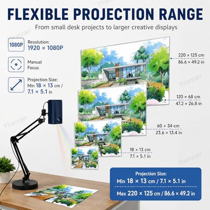 VAXYOR 220cm FG0333000158 USB Projector