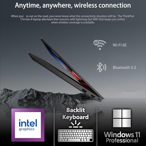 Lenovo ThinkPad T16 Gen 4 16" 1920 x 1200 FHD LED Laptop