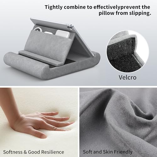 CreaDream Tablet Pillow Stand 106-01 Adjustable Foldable Ergonomic Tablet Holder for 4-13" Devices