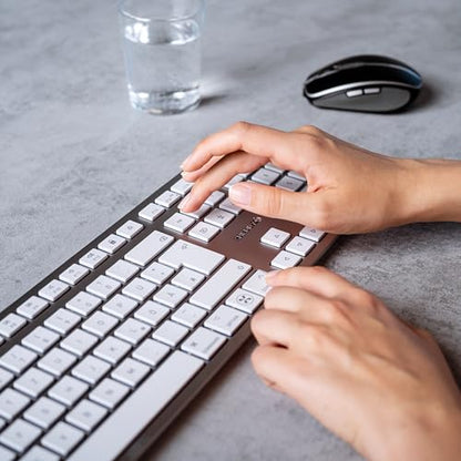 Cherry 17.32x5.12x0.59 inches JK-9110US-1 Wireless Keyboard for Mac