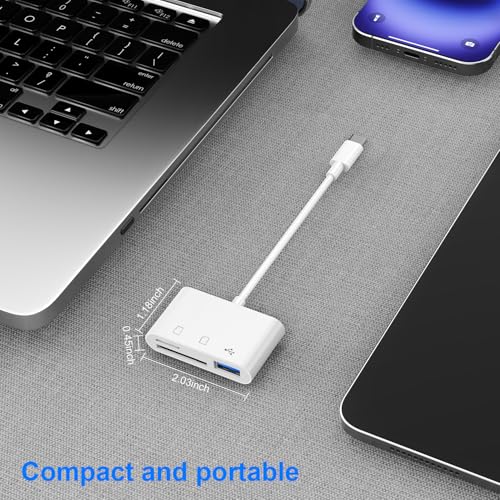 YGKSAA 1.0 Count USB Type C SD Card Reader