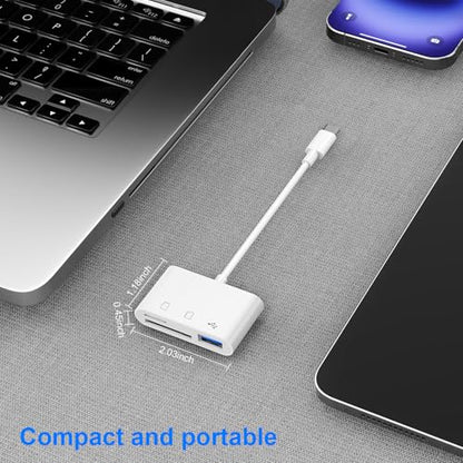 YGKSAA 1.0 Count USB Type C SD Card Reader