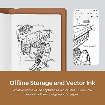 HUION Note A5 Digital Notebook X10 1920x1080