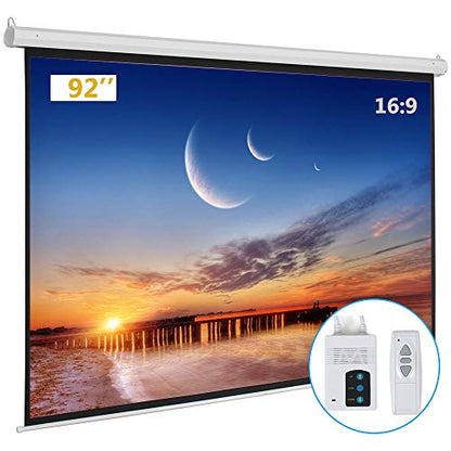 Kshioe 92" KS0087 Motorized Projection Screen 16:9 HD