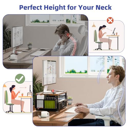 Simple Trending 20 x 10 x 5.8 inches 58593 1 Count Computer Monitor Stand Riser
