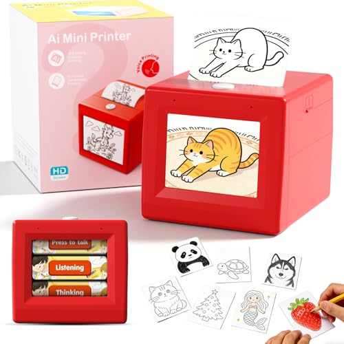 Lqqyee 3" Q15 Monochrome Thermal Sticker Maker, Portable Printer for DIY Projects