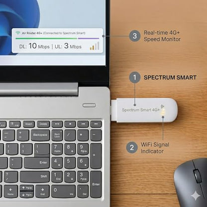 Spectrum Smart 1 Count Puffin Smart 150 Mbps LTE Hotspot 4G Cellular Modem