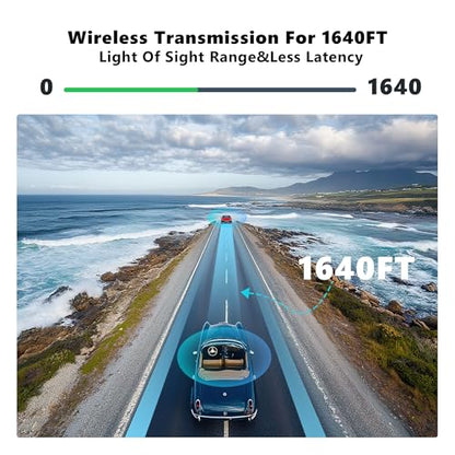 AUXCAS 8.1 x 6.9 x 3.5 inches WL087PRO 1080p 60Hz HDMI Wireless Transmitter and Receiver
