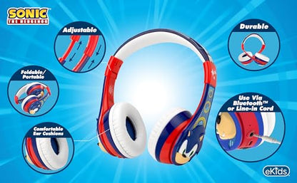 eKids 1.0 Count SO-B52 On-Ear Headphones Blue