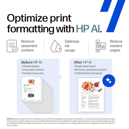 HP OfficeJet Pro 9730 C2WH0A All-in-One Multifunction Color Inkjet Printer with Auto Duplex