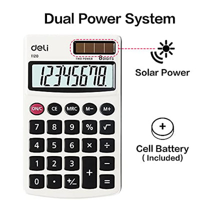 Deli 4.7" E1120 Standard Function LCD Office Calculator