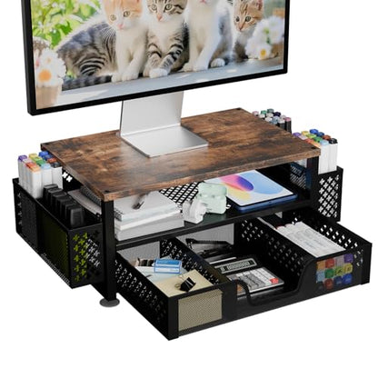 Simple Trending 20 x 10 x 5.8 inches 58593 1 Count Computer Monitor Stand Riser