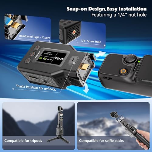 AUXCAS 8.1 x 6.9 x 3.5 inches WL087PRO 1080p 60Hz HDMI Wireless Transmitter and Receiver