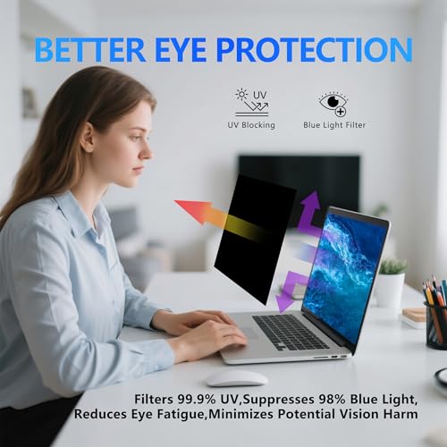 Halloive 14 Inch HH-TYFG14 16:10 4-Way Privacy Screen Shield