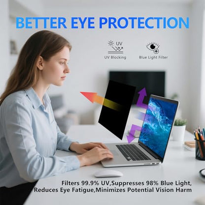 Halloive 14 Inch HH-TYFG14 16:10 4-Way Privacy Screen Shield