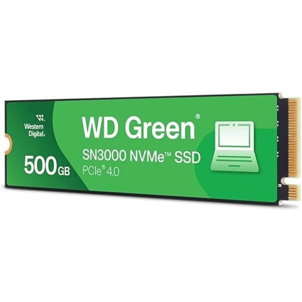 Western Digital 500GB WDS500G4G0E Gen4 NVMe Internal SSD - Solid State Drive - PCIe M.2 2280 Up to 5000 MB/s
