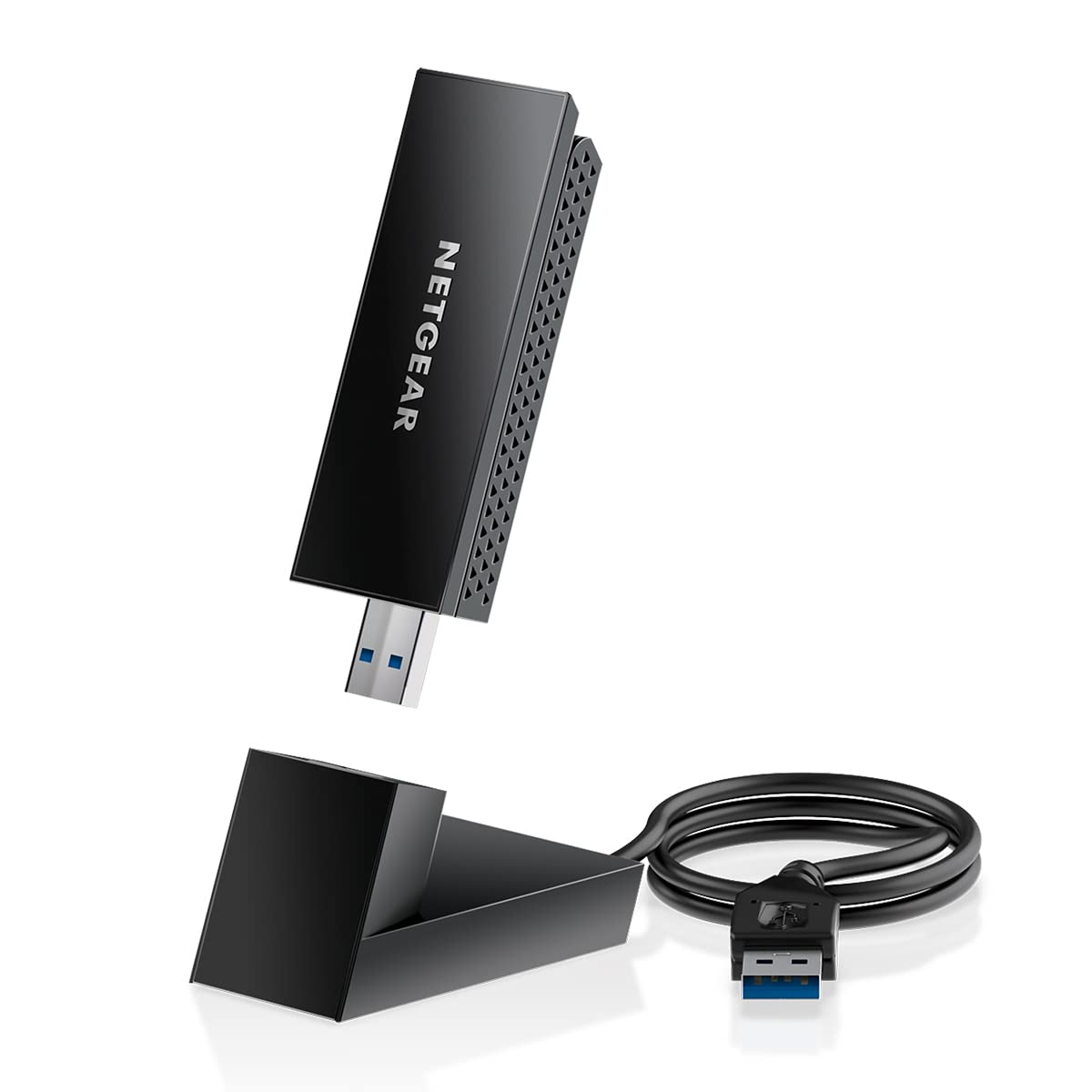 NETGEAR 3.66" Length A8000 USB 3.0 Adapter 1.24" Width 0.57" Height Black