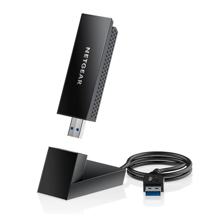 NETGEAR 3.66" Length A8000 USB 3.0 Adapter 1.24" Width 0.57" Height Black