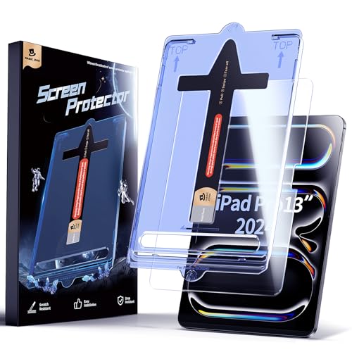 MAGIC JOHN 13 inch iPad Pro M4[2024] Screen Protector Tempered Glass
