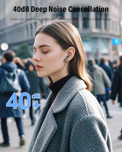 Btootos A90 Pro Wireless Earbuds Bluetooth 5.4 Noise Cancelling 36 Hours Playtime IP7 Waterproof