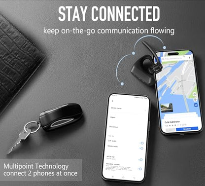 Conambo Bluetooth Headset K10C In Ear Wireless Noise Cancelling 16 Hours Battery Life