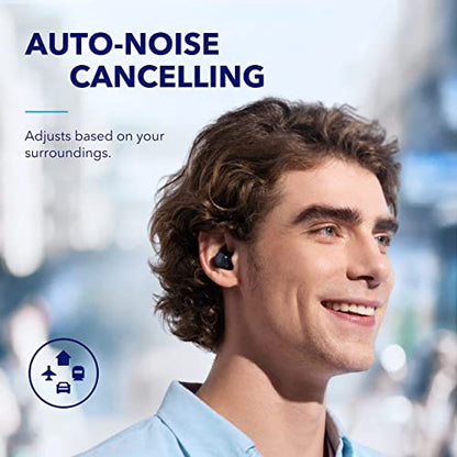 Soundcore by Anker A3936011 Wireless Noise Cancelling Earbuds 50H Battery Life Bluetooth 5.2 Comfortable Fit