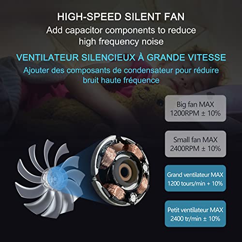 TopMate C5 13.78in Laptop Cooling Pad with 5 Fans
