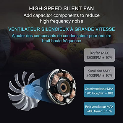 TopMate C5 13.78in Laptop Cooling Pad with 5 Fans