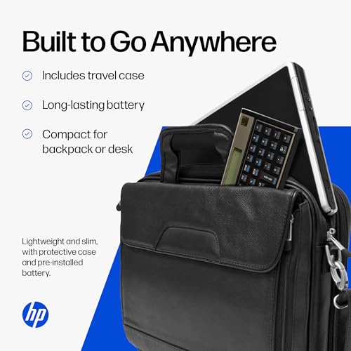 HP 12C Financial Calculator - Battery Powered - LCD Display - Black - Plastic Enclosure