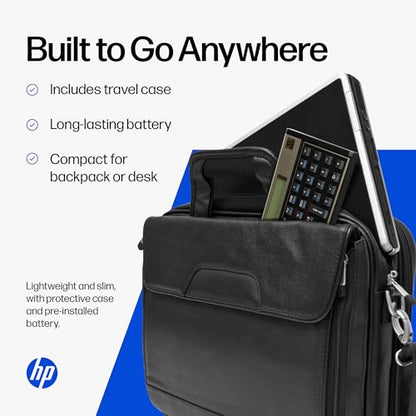 HP 12C Financial Calculator - Battery Powered - LCD Display - Black - Plastic Enclosure