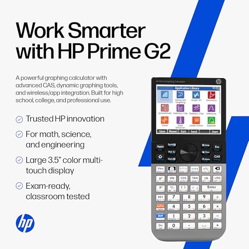 HP 3.5" Prime G2 Calculator LCD Nonstandard Battery Graphing Metal
