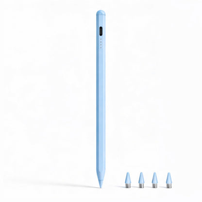 yelzoolny Active Stylus Pen for Android and iOS Touchscreens with 4 Tips, Precision Digital Marker, 7 x 0.35 x 0.35 inches, Blue