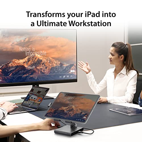 j5create 4.92 x 3.94 x 1.42 inches 4K60 HDMI, 2 x USB-A 5Gbps, 100W PD Charging, microSD/SD Card Reader, 3.5mm Audio Jack (JTS224)