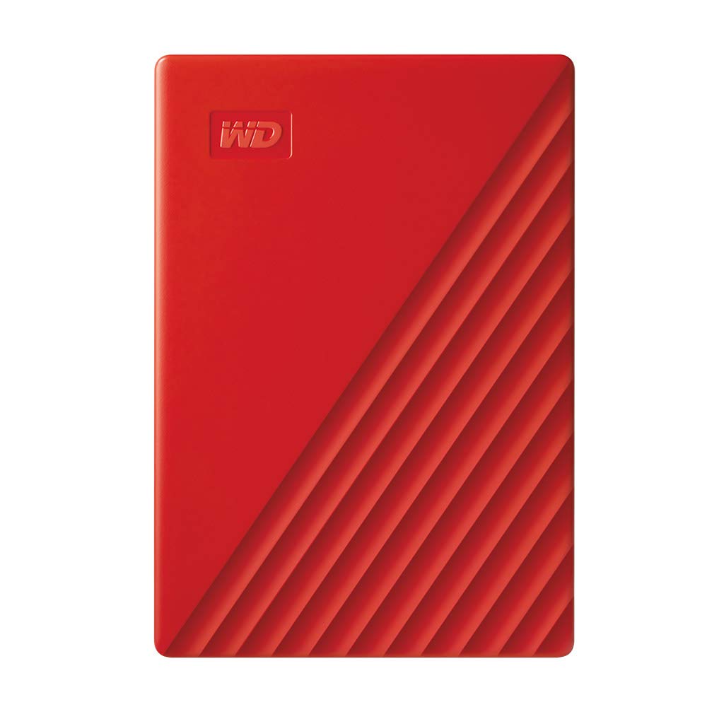 WD 2TB My Passport Portable External Hard Drive USB 3.0 Red