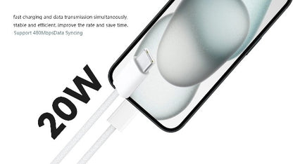 CYQAPC 6FT USB Type C 20W Portable Charger for Cellular Devices A1720