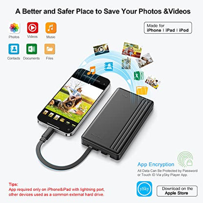 ySky 2TB PD01Y External Hard Drive USB 2.0/3.0, 5400 RPM, 2.5-Inch, Black