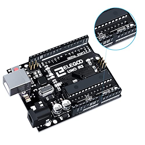 ELEGOO 3.15 x 2.36 x 0.39 inches EL-CB-001 ATmega328P Microcontroller with USB Cable