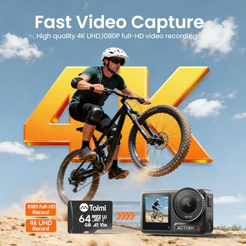 TAIMI 32GB TM-MSD-BK UHS-I microSDXC Card with Read Speed Up to 90 MB/s