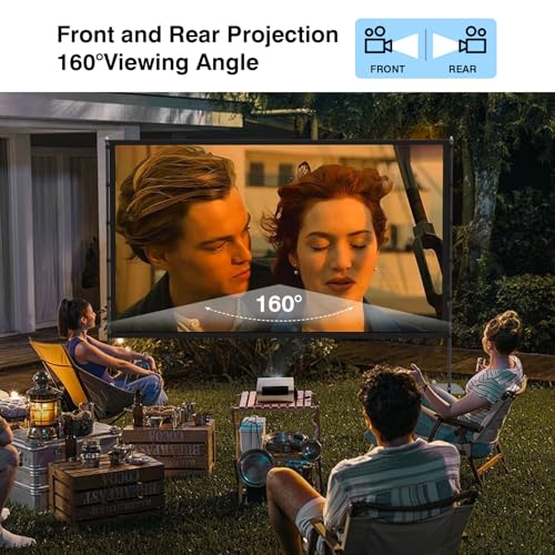 STWUI 120 inch STWUI PS120 4K HD 16:9 Floor Mount Projector Screen