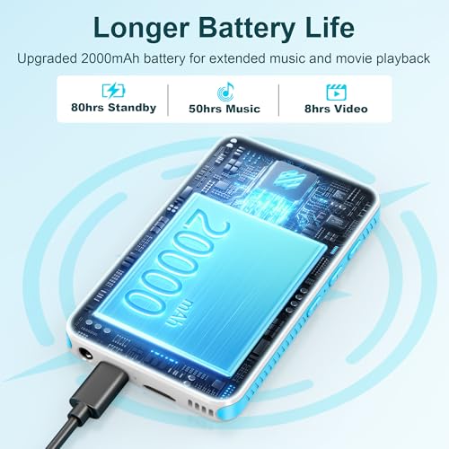 SWOFY 4 Inches 160GB SF-D08 MP3 Player with Touch Screen and FM Radio