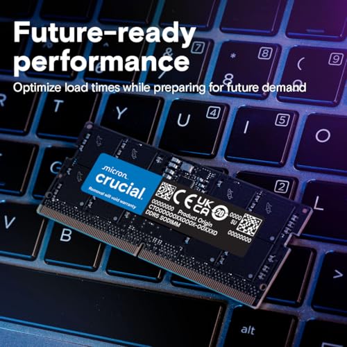Crucial 32GB DDR5 SODIMM RAM CT2K16G56C46S5 5600MHz