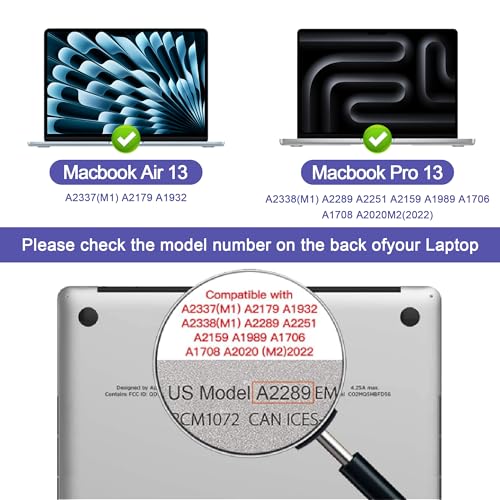 Halloive 13 Inch HH-MacBook 13-QJ Anti-Spy Privacy Screen Protector