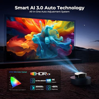 GOODEE YG600 Mini 1080P Portable Projector LCD Desktop 400 Inches